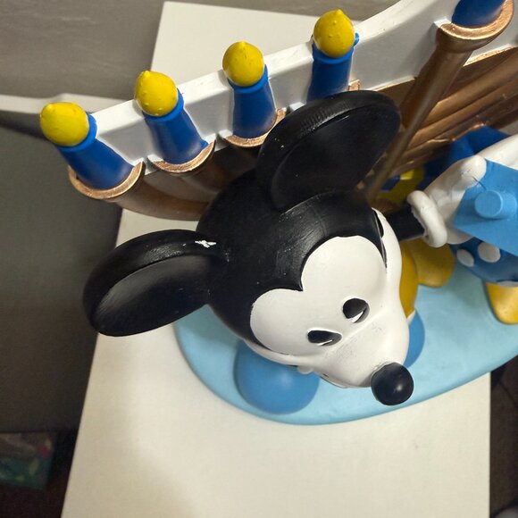 DISNEY Mickey Mouse Donald Duck Figurine Hanukkah Menorah Dreidel Statue Jewish - Picture 5 of 5